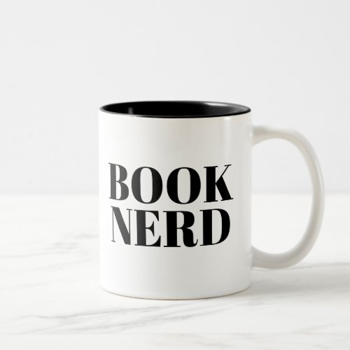 Book Nerd mug  Cute Book Lover Slogan Mug