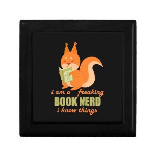 Book Nerd Squirrel Gift Box