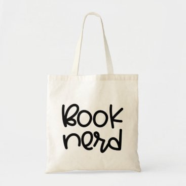 Book nerd tote bag