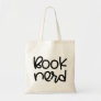 Book nerd tote bag