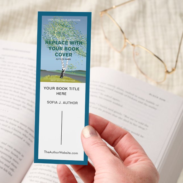 Book Novel Launch Promotional Writer Author Bookmarks (Hand)