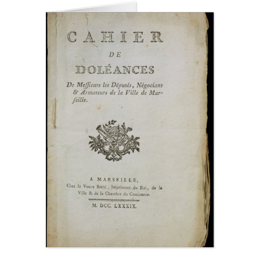 Book of Complaints' (Front)