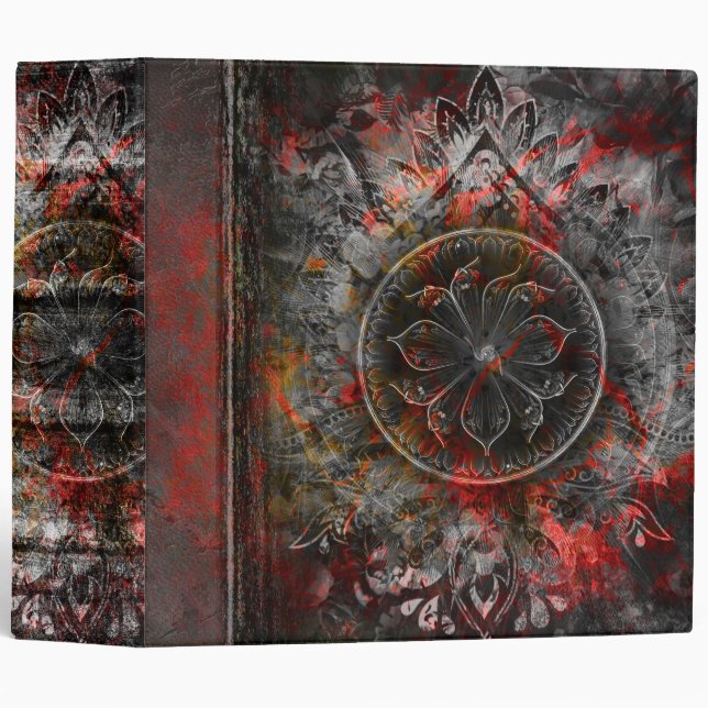 Book of Dark Alchemy Ancient Tome 3 Ring Binder (Front/Spine)