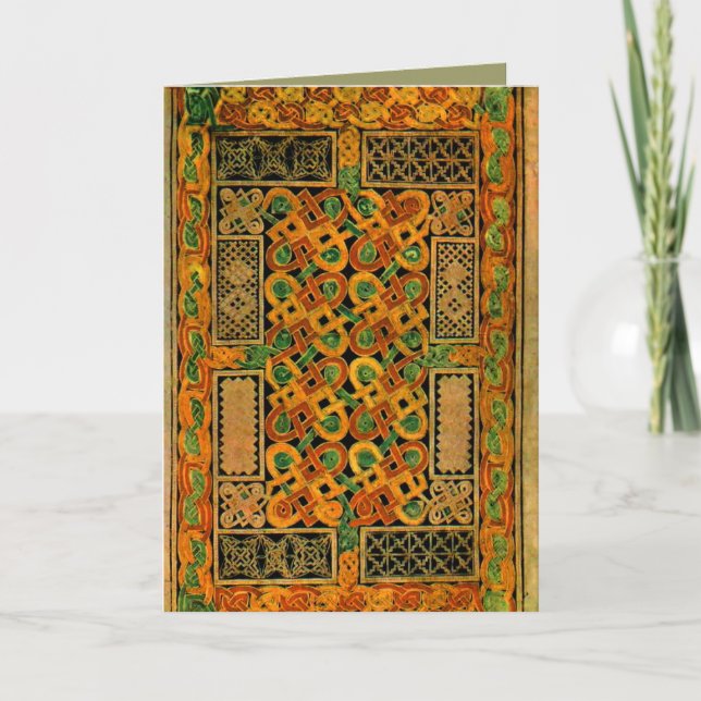 Book of Durrow Letterpress Thank You Card (Front)