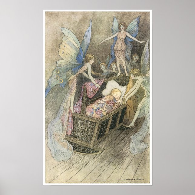 Book of Fairy Poetry, Warwick Goble Poster (Front)