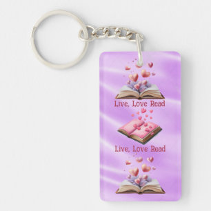 Book Of Hearts Keychain