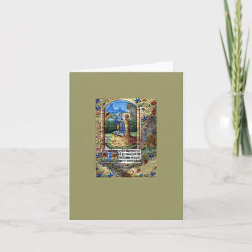 Book of Hours Holiday Card