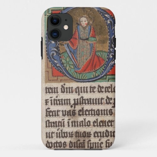 Book of Hours Medieval Illuminated Manuscript iPhone 11 Case