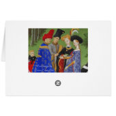 Book of hours medieval ladies and lords (Back Horizontal)