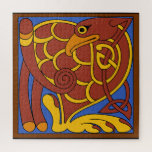 Book Of Kells Celtic Knot Medieval Bird Jigsaw Puzzle
