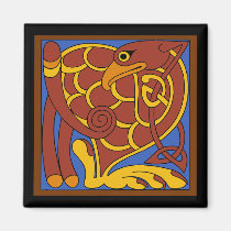 Book Of Kells Celtic Knot Medieval Bird