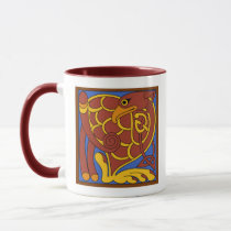 Book Of Kells Celtic Knot Medieval Bird