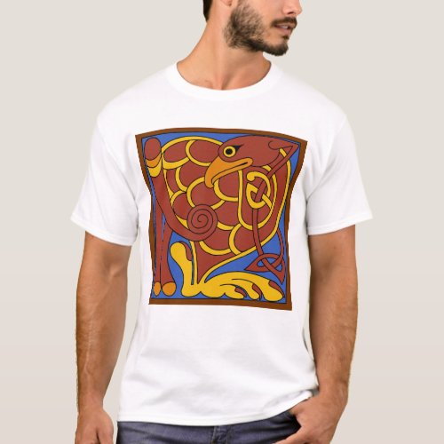 Book Of Kells Celtic Knot Medieval Bird