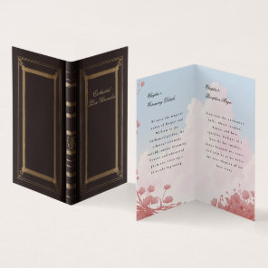 Book of love details enclosure card