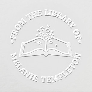 Book of Magic “From the Library Of” Name Monogram Embosser