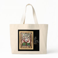 Book of Psalms tote bag bag