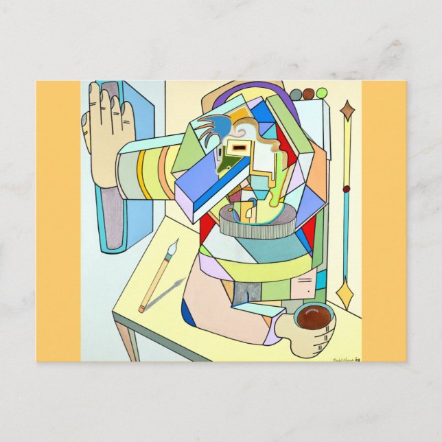 "Book of Rules" by Ruchell Alexander Postcard (Front)