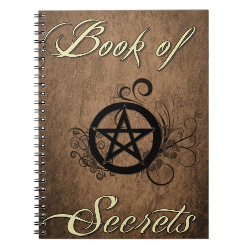 Book of Secrets notebook