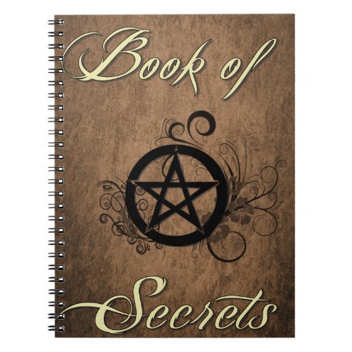 Book of Secrets notebook | Zazzle