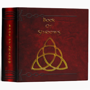 Book of Shadows 2 in. Gold Tones 3 Ring Binder