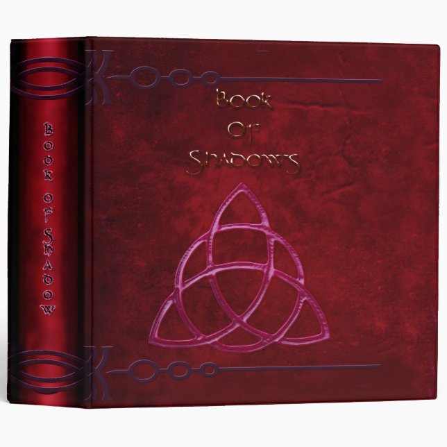 Book of Shadows 2 in. Hot Pink Binder (Front/Spine)