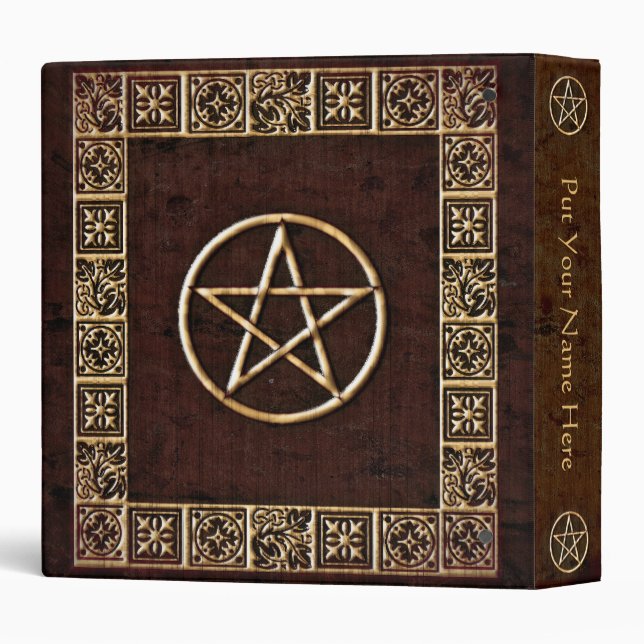 Book of Shadows 3 Ring Binder (Back/Spine)