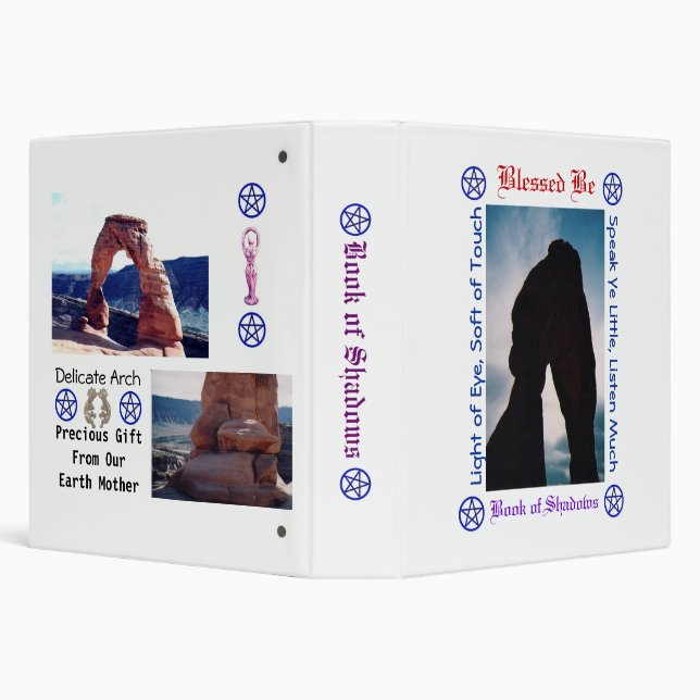 Book of Shadows 3 Ring Binder (Background)