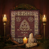 Mystical Boho Esoteric Moon Phase Book Of Shadows 3 Ring Binder | Zazzle