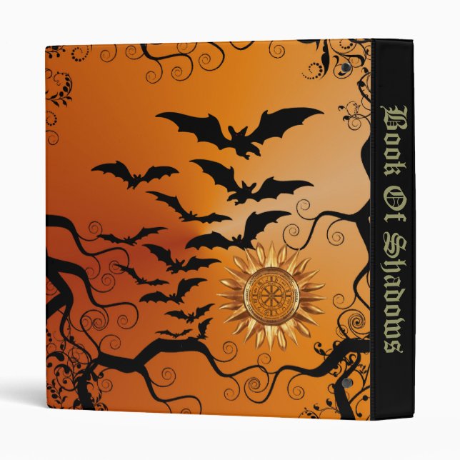 Book Of Shadows 3 Ring Binder (Back/Spine)