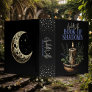 Book of Shadows Binder Dark Black Cosmic Candle