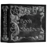 Book Of Shadows Black with Silver Highlights 3 Ring Binder