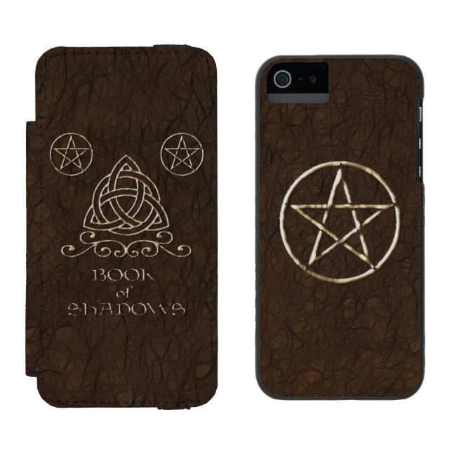 Book of Shadows Brown Incipio iPhone Wallet Case (Side by Side)