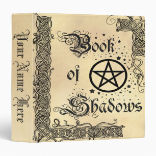Book Of Shadows Celtic Pentacle 3 Ring Binders