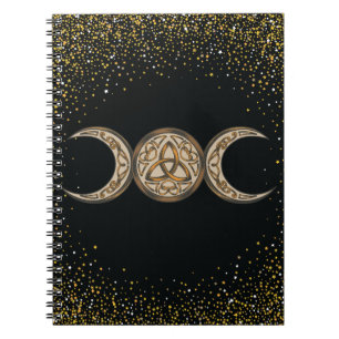 Book of Shadows Celtic Triple Moon/Triple Goddess 