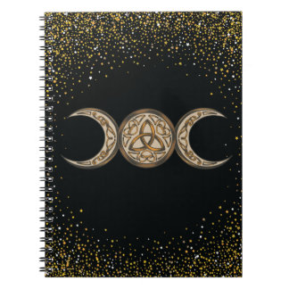 Book of Shadows Celtic Triple Moon/Triple Goddess