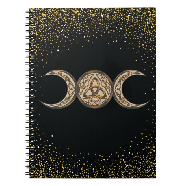 Book of Shadows Celtic Triple Moon/Triple Goddess  (Front)