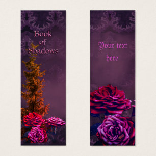 Book of Shadows Gothic Personalized Bookmark