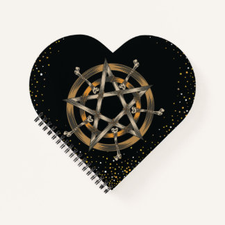 Book of Shadows Spiral Photo Notebook heart shaped