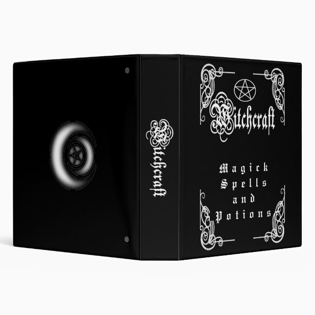Book of Shadows, Witchcraft 3 Ring Binder (Background)