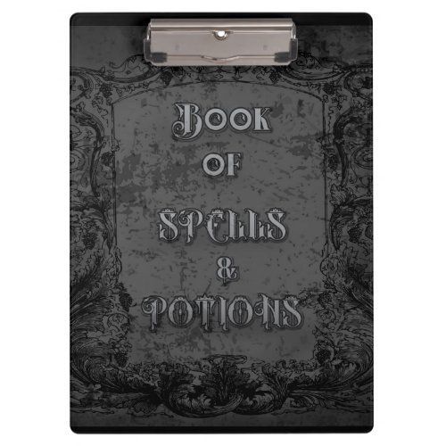 Book of Spells and Potions Clipboard