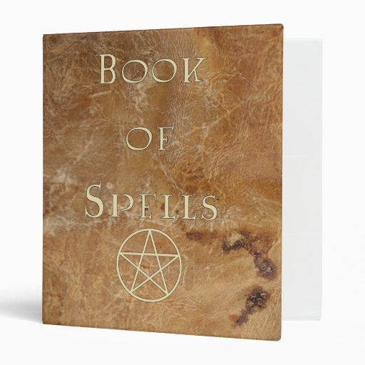 Book of Spells binder | Zazzle