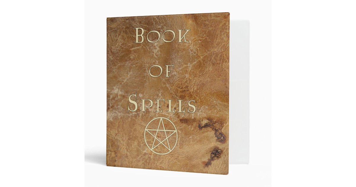 Book of Spells binder | Zazzle