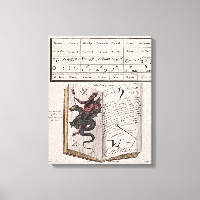 Book of Spirits Canvas Print (Front)