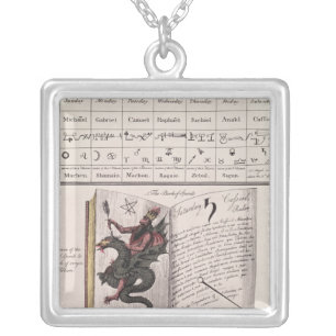Book of Spirits Silver Plated Necklace