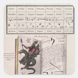 Book of Spirits Square Sticker