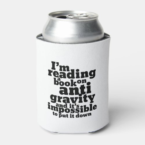 Book on Anti Gravity Funny Science Geek Puns Can Cooler