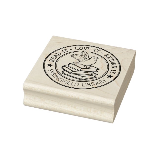 BOOK OWNER SEAL RUBBER STAMP (Stamp)