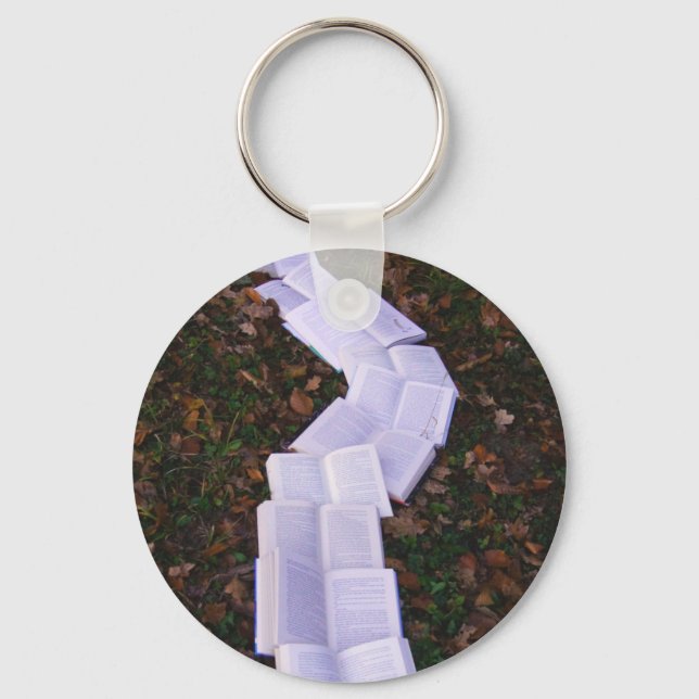 Book Path Reading Reader Keychain (Front)