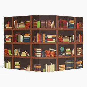 Book pattern 3 ring binder
