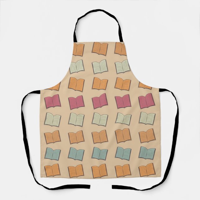 Book pattern apron (Front)